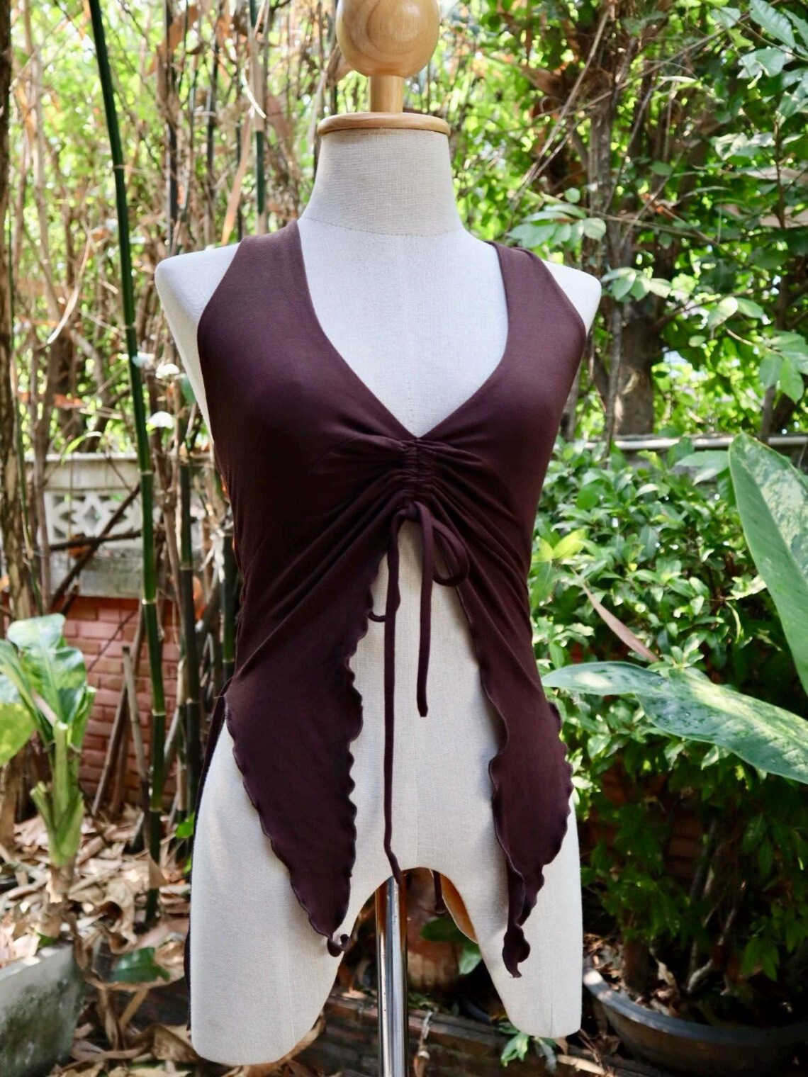 Burning-Man-Kleidung, Divine-Yoga-Top, Festivalbekleidung, Tribal-Kleidung