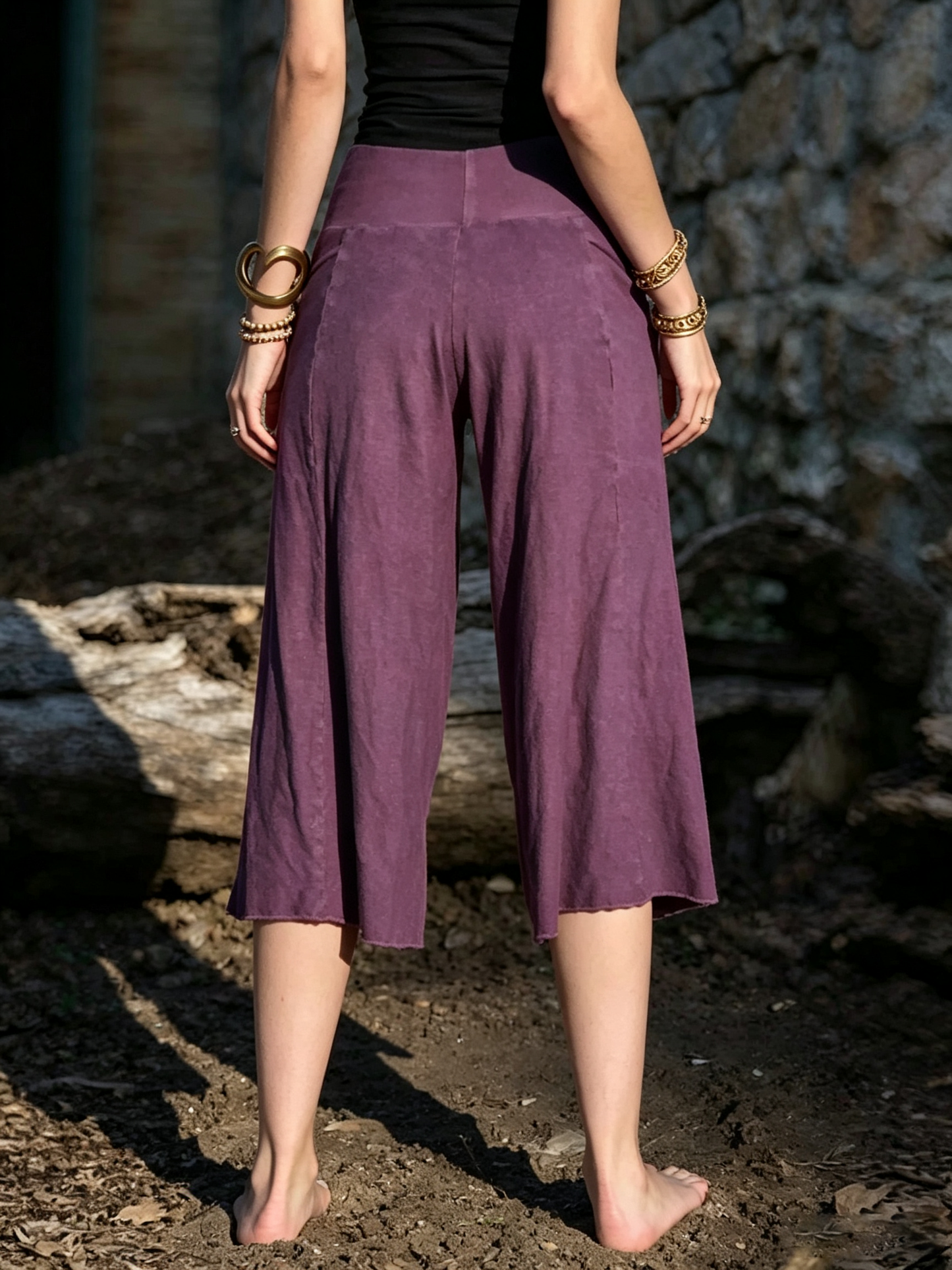 Perfect Pockets Simplicity Wide-Leg-Hose