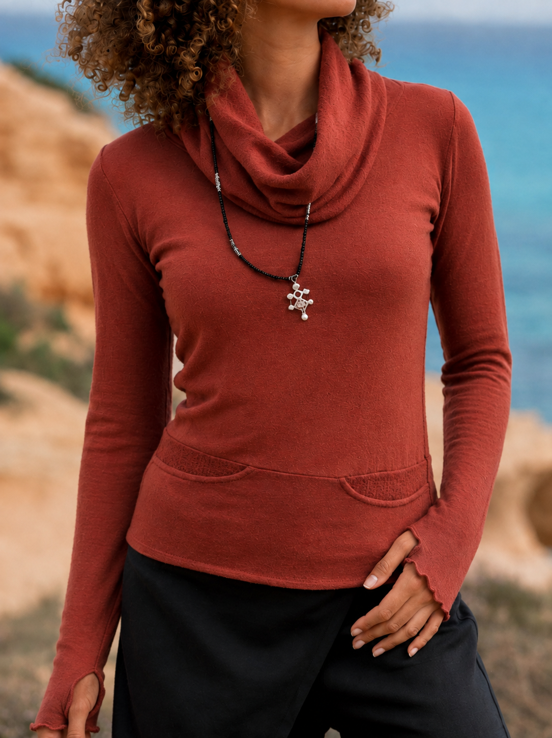Chunky-Cowl Darjeeling Shirt