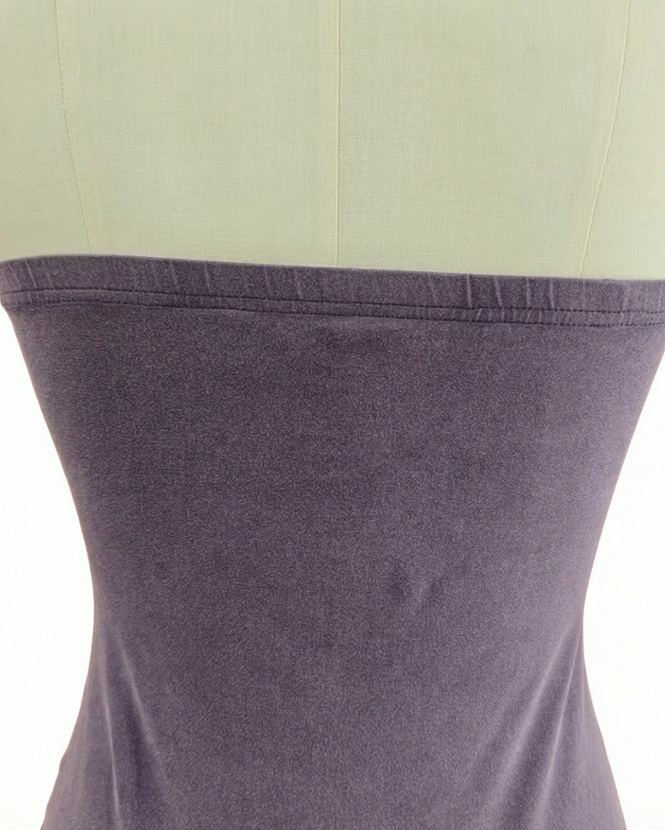 Bandeau-Jumpsuit mit taillierendem Bund und weitem Cropped-Bein