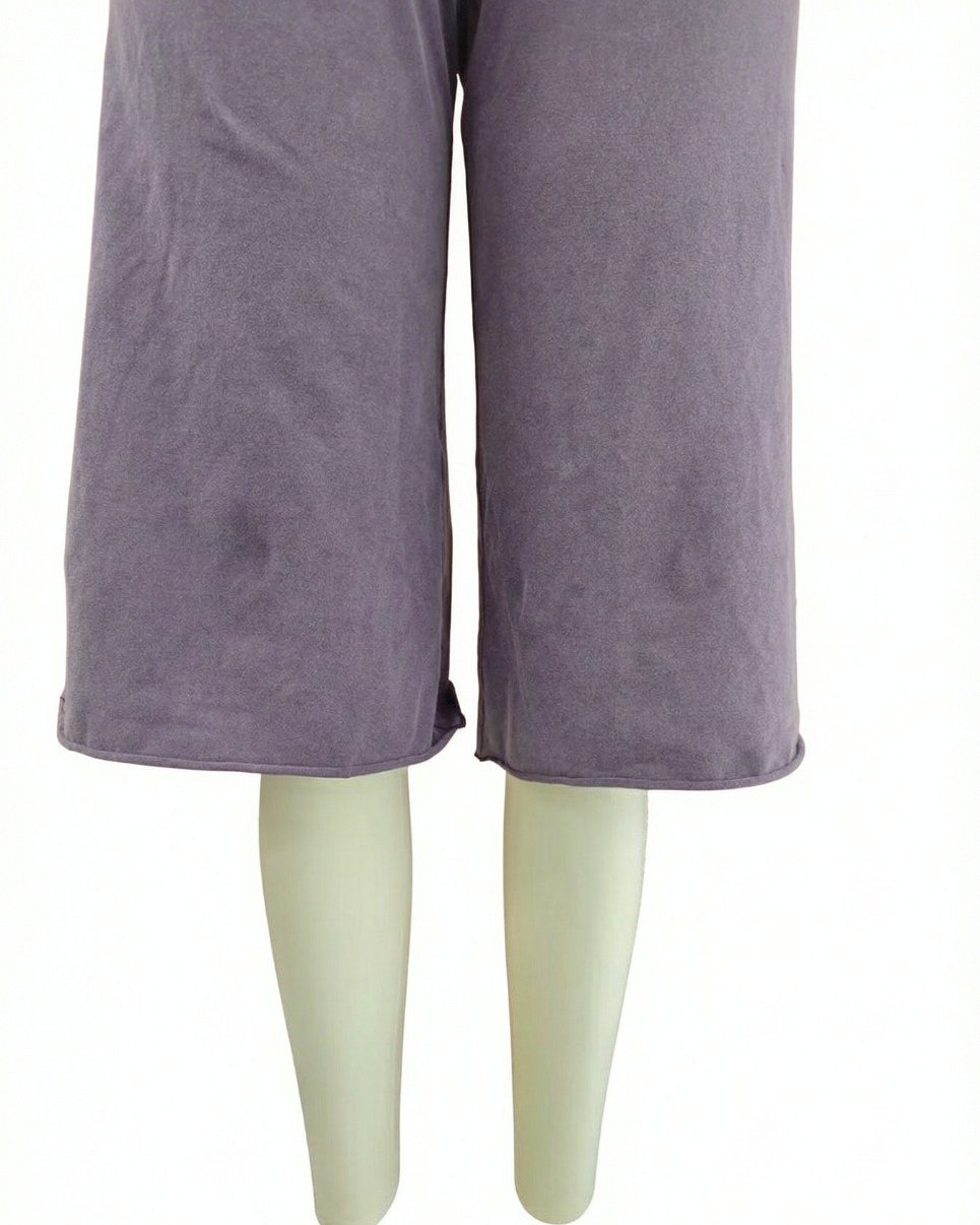 Bandeau-Jumpsuit mit taillierendem Bund und weitem Cropped-Bein