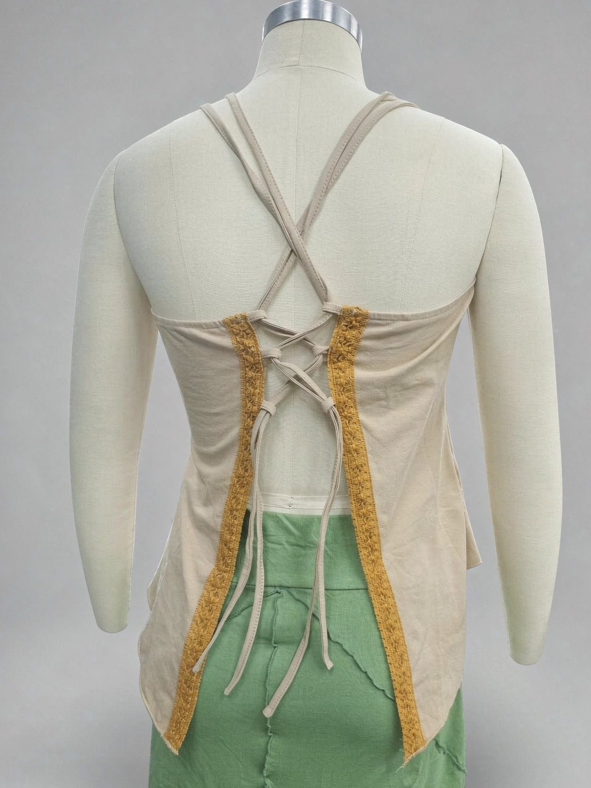 Schnürbares Pixie-Fee-Festival-Top, Elfen-Hippie-Sommer-Top